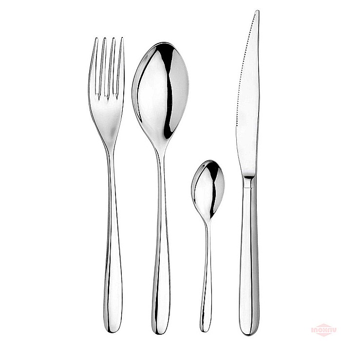 Set tacam Novecento, Inoxriv, 72 piese, cutie lemn [2]