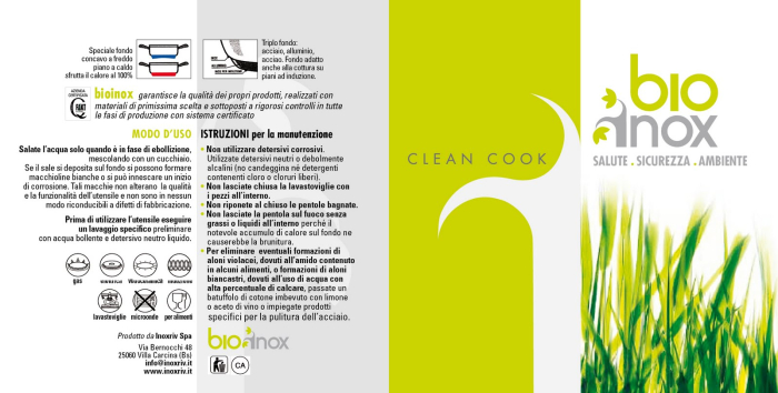 Oală paste cu capac strecurător BioInox 4,5 l [4]