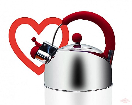 Ceainic cu fluier 2,2 l. LOVE STORY [5]