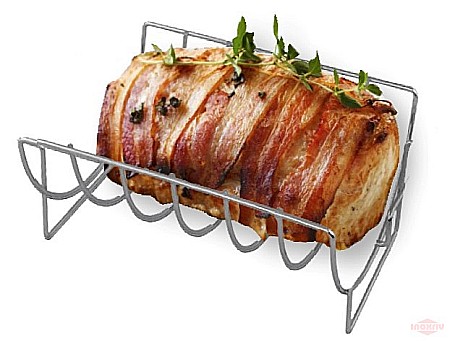 Tava pentru cuptor cu grilaj, inox 36*25*8 cm [1]
