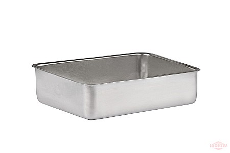 Tava pentru cuptor cu grilaj, inox 36*25*8 cm [3]