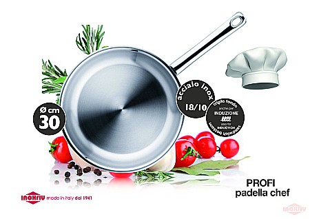 Tigai inox - Tigaie inox Profi 30 cm