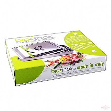Tava pentru cuptor, BIO INOX, cu capac 35 cm [2]