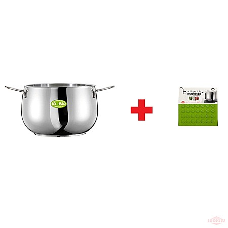 Pentru gatit - Oala IoBio 22 cm, 5 l. + suport magnetic