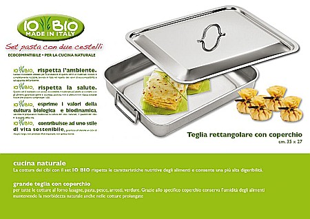 Tavă pentru cuptor, cu capac IOBIO 35x27 [2]