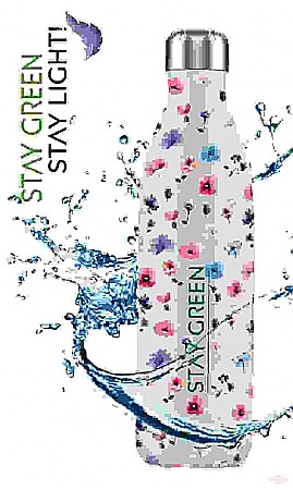 Termos inox Floral, cu perete dublu 500 ml [1]