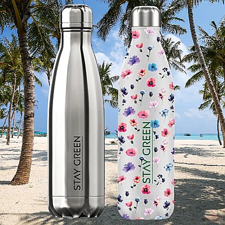Termos inox Floral, cu perete dublu 500 ml [4]