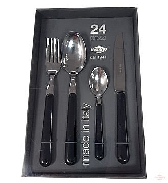 Set tacam Cinzia 24 ps. negru [1]