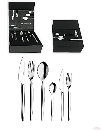 Seturi pentru 12 persoane - Set tacam Sciara, Inoxriv, 72 piese, cutie lux