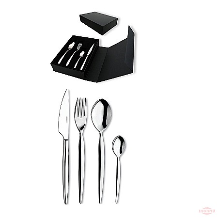 Seturi pentru 12 persoane - Set tacam Sciara, Inoxriv, 48 piese, cutie lux