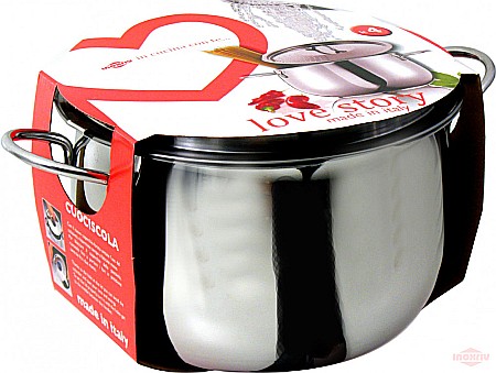 Oală paste cu capac strecurător Love Story 4,5 l [2]