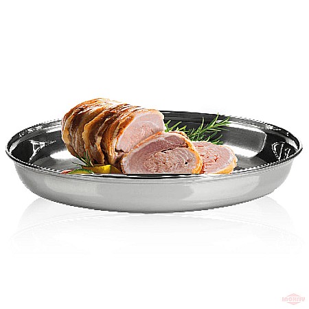 Smart vas oval inox cu capac 40*29 cm [1]