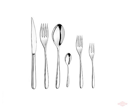 Set tacam Novecento, Inoxriv, 72 piese, cutie lemn [2]