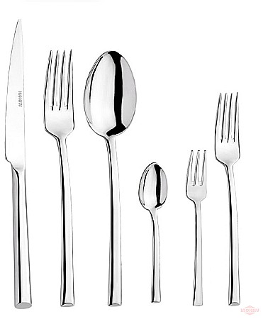 Set tacam Medea, Inoxriv, 72 piese, cutie lemn [1]