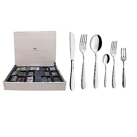 Idei de cadou - Giotto, set tacam, Inoxriv, 72 piese, cutie lemn