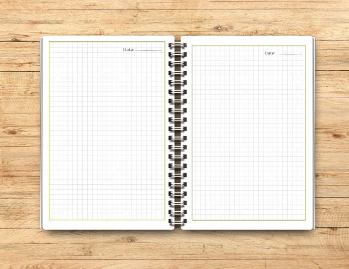 Agenda Jurnal, format A5 (14.8*21 cm), coperti cartonate premium, spirala alba – 100% handmade | Inspirart.ro [2]
