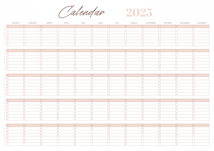 Calendar Magnetic Anual A3 Reutilizabil pentru Frigider cu Marker WhiteBoard inclus – Handmade in Atelierul de Hartie [3]