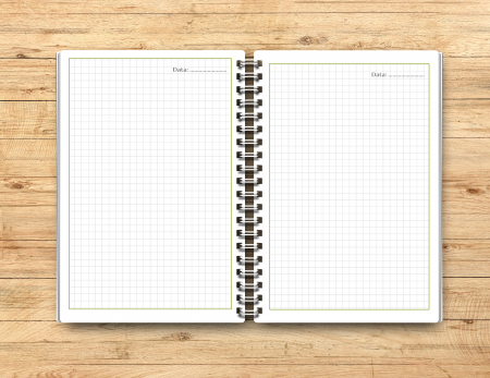 Agenda Jurnal, format A5 (14.8*21 cm), coperti cartonate premium, spirala alba – 100% handmade | Inspirart.ro [1]