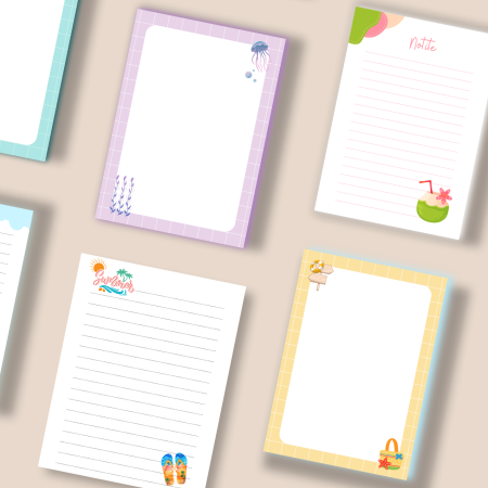 Set 8 Bloc de Notițe A6 InspirArt.ro – Ediția de Vară | TO DO LIST 100% Handmade, Marcă Înregistrată OSIM [2]
