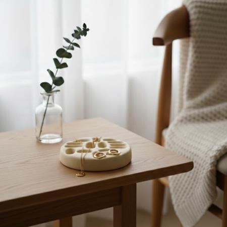 Obiecte decorative din ceramica - Suport ceramic „Oaza Bijuteriilor”