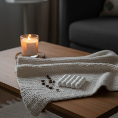 Obiecte decorative din ceramica - Suport pentru pahar „Nor de Perle”