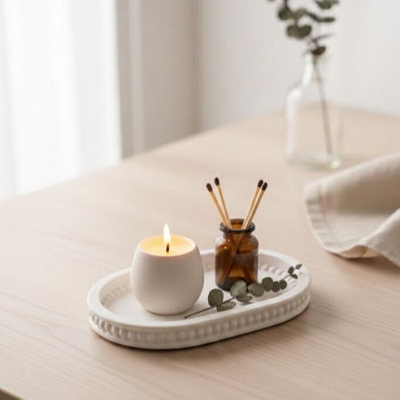 Tăviță cu perle albă „Esența” [1]