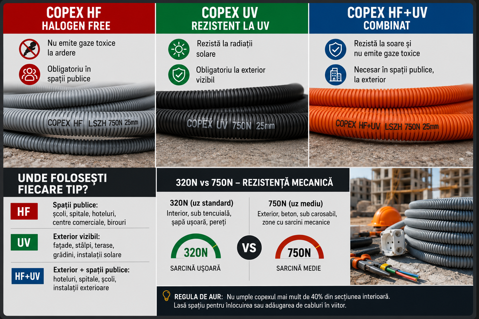 Copex Electric HF vs UV: Care Este Diferența și Pe Care Îl Alegi?