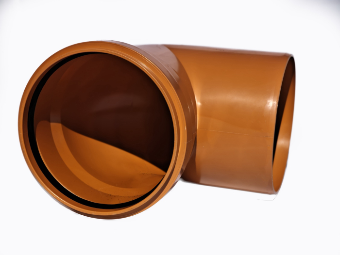 Cot canalizare din PVC la unghi de 87 grade GR [2]