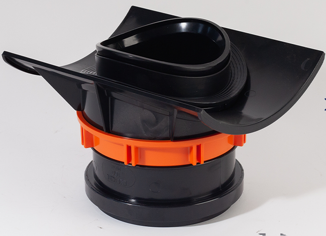 Șa Branșare PVC 250x160 pentru Canalizare – Racord Mecanic [2]