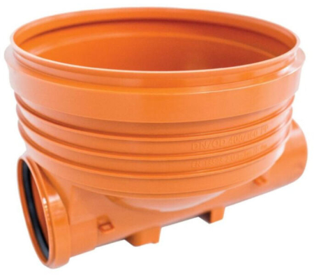 Fitinguri canalizare exterior - Șa Branșare PVC 250x160 pentru Canalizare – Racord Mecanic