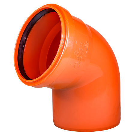 Fitinguri canalizare exterior - Cot canalizare din PVC la unghi de 30 grade GR