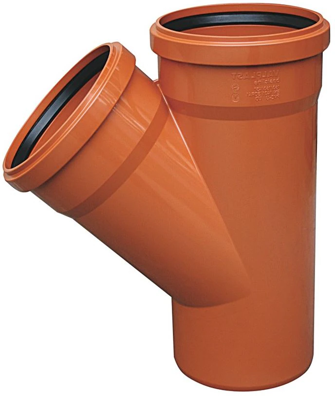 Fitinguri canalizare exterior - Ramificatie canalizare PVC 45 GR