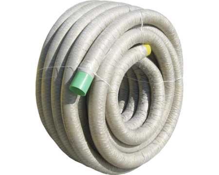 Tub Drenaj - Tub drenaj PVC cu geotextil VODALAND Ø 100 mm, rolă 25 m