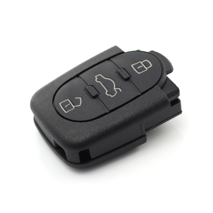 Carcasa cheie Audi 3 butoane cu baterie 1616 accesorii auto [2]