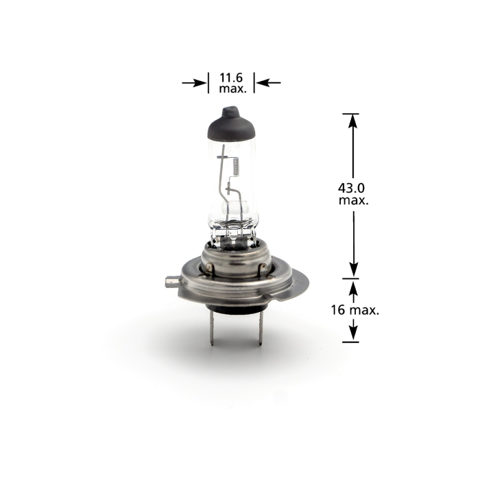 Bec Halogen H7 55W +30% Intensitate CarGuard [2]