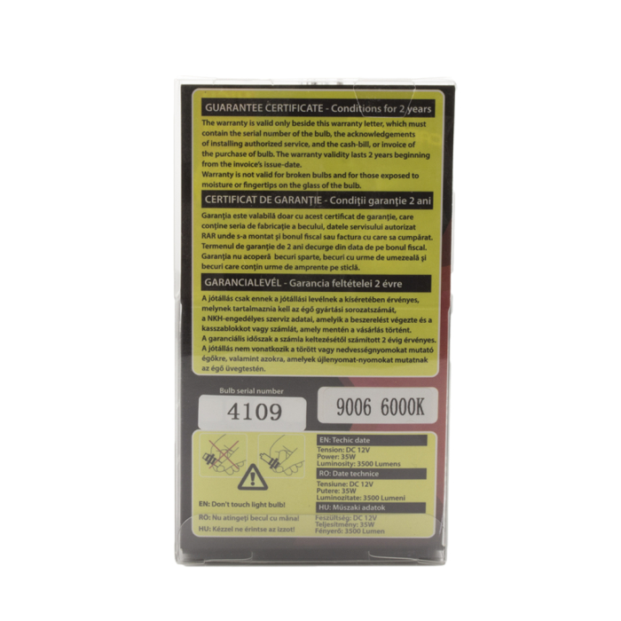 Bec Xenon 9006 6000K CarGuard [4]