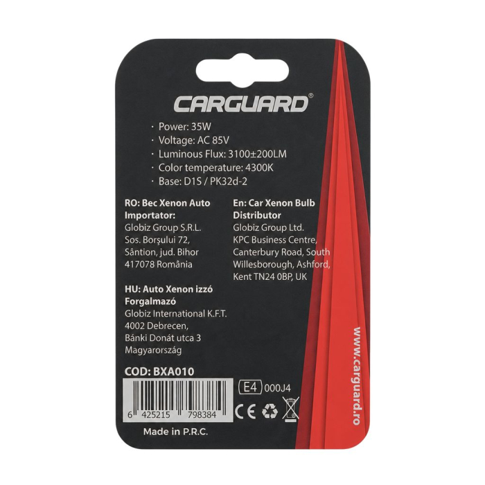 Bec Xenon D1S 4300K CarGuard [5]
