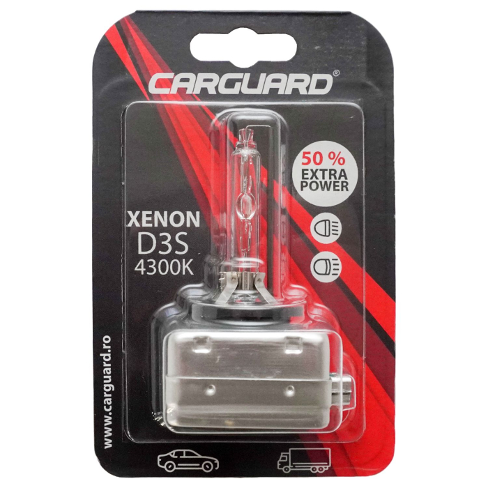 Bec Xenon D3S 4300K CarGuard [2]