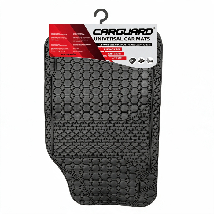 Covorase auto universale ajustabile PVC negru accesorii auto [2]