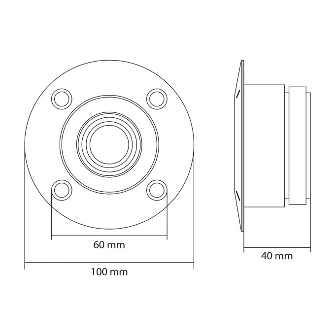 Tweeter DOME 1,5” (38 mm) 100/200 W sunet clar auto [2]