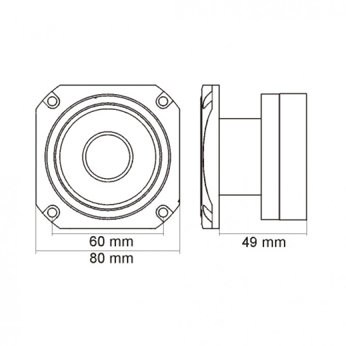 DOME 100/200 W, 8 Ohmi tweeter sunet clar detaliat [2]