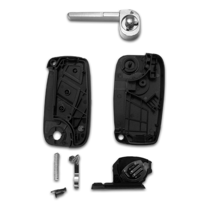 Carcasa cheie tip briceag, 3 butoane Fiat, accesorii auto [7]