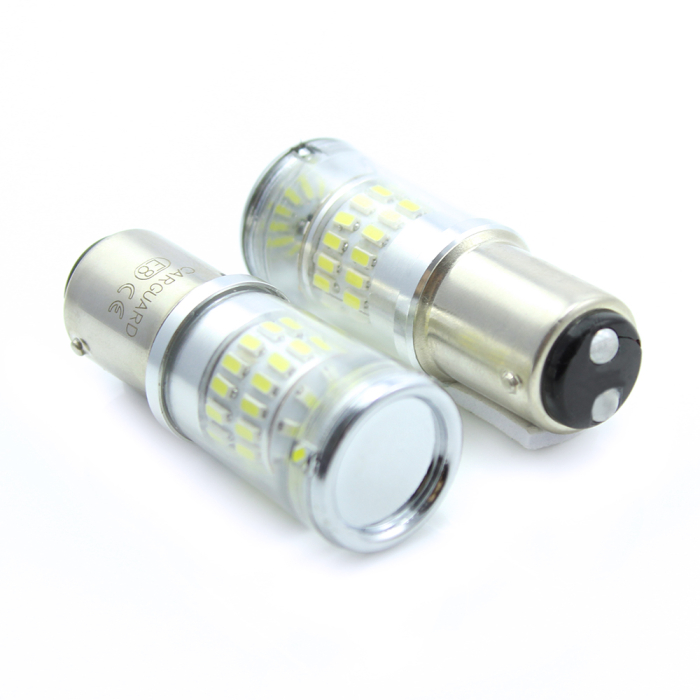 LED BA15D CAN-Bus 400lm 6000K Stop/Marsarier Auto Set 2 buc [2]