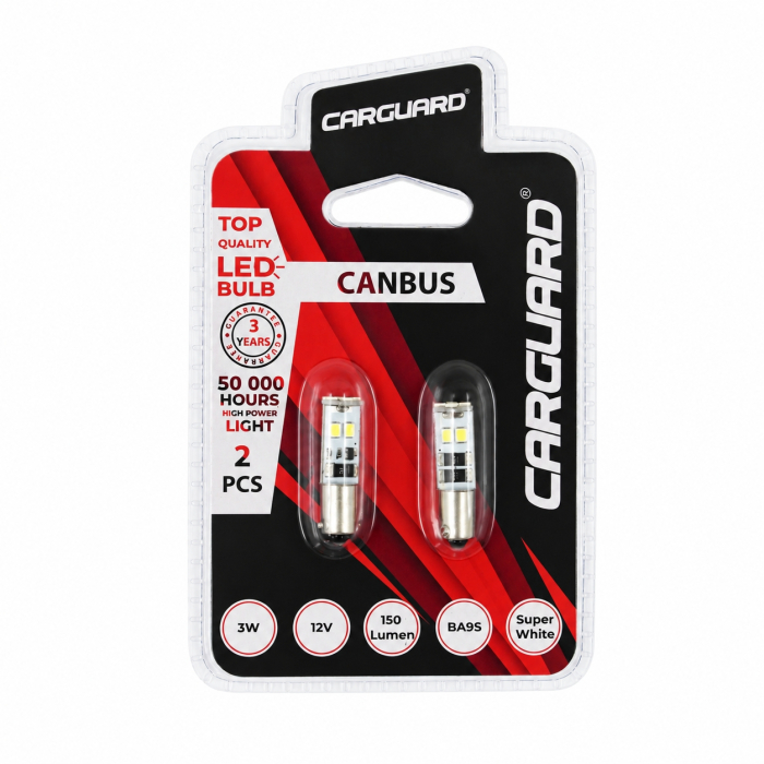 LED BA9S CAN-Bus 56lm Interior Auto Set 2 buc [2]