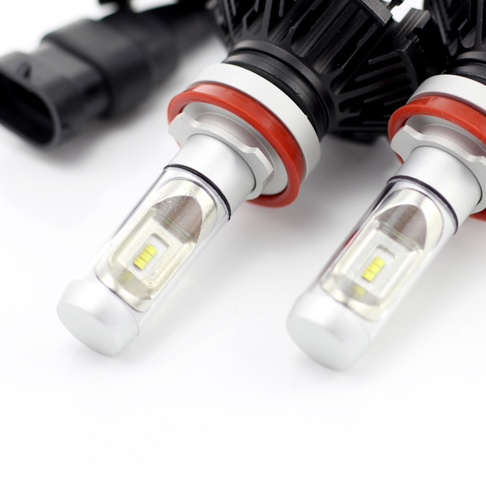 LED H8 bec auto iluminare faruri soclu H8 [4]