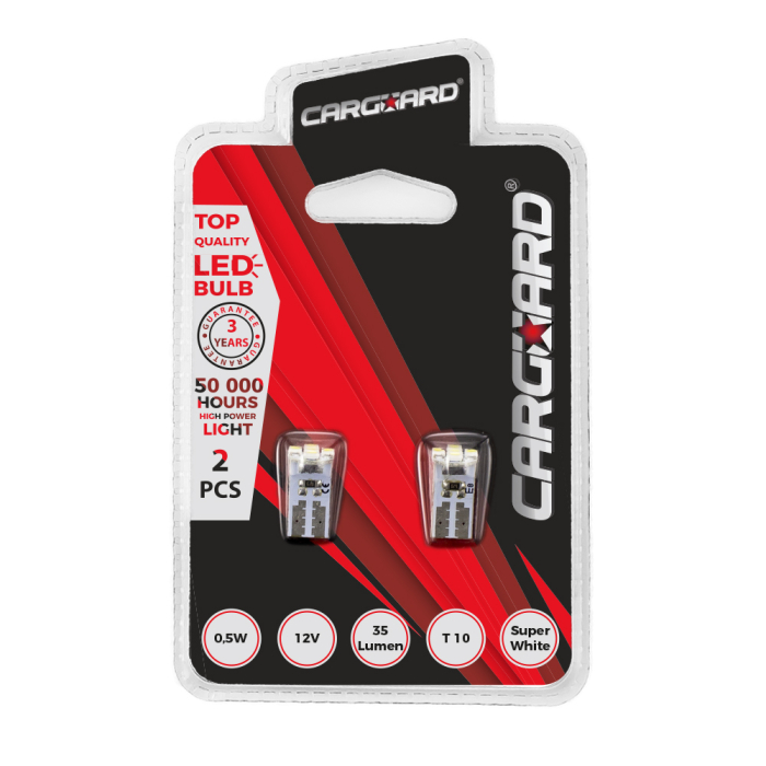 LED T10 35lm 6000K Pozitie Interior Auto Set 2 buc [2]