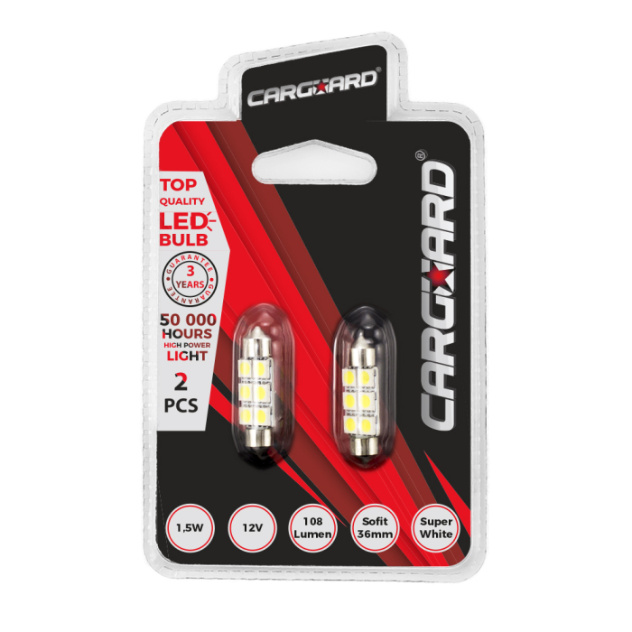 LED Sofit 36mm 108lm 6000K Plafoniera Auto Set 2 buc [2]
