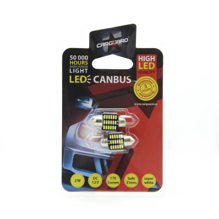 LED Sofit CAN-Bus 170lm 6000K Plafoniera Set 2 buc [4]