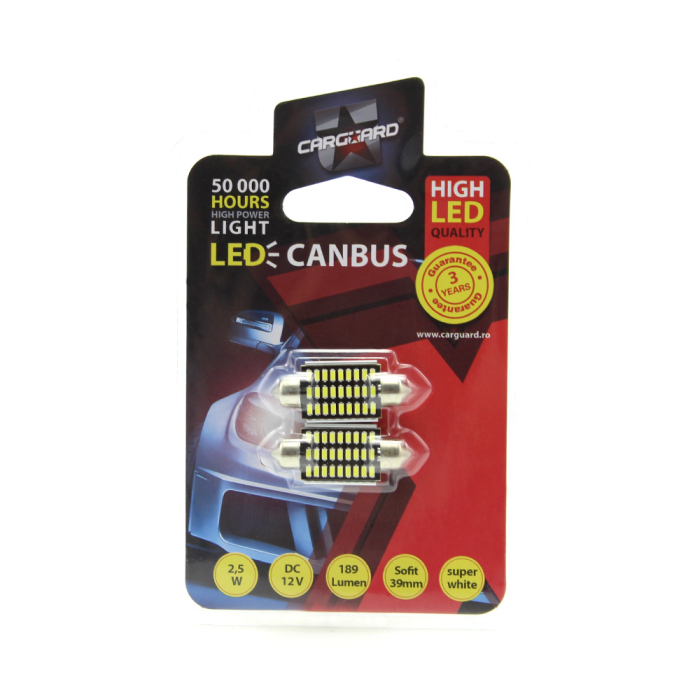 LED Sofit CAN-Bus 189lm 6000K Plafoniera Set 2 buc [4]