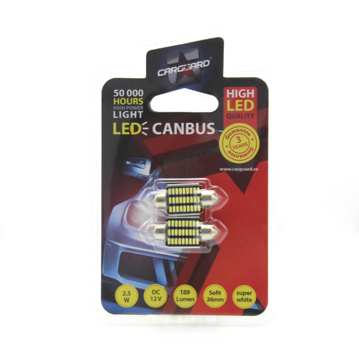 LED Sofit CAN-Bus 189lm 6000K Plafoniera Set 2 buc [4]